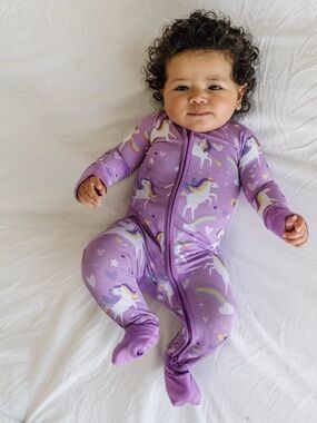 Little Sleepies Sienna’s Unicorns, Size 2T